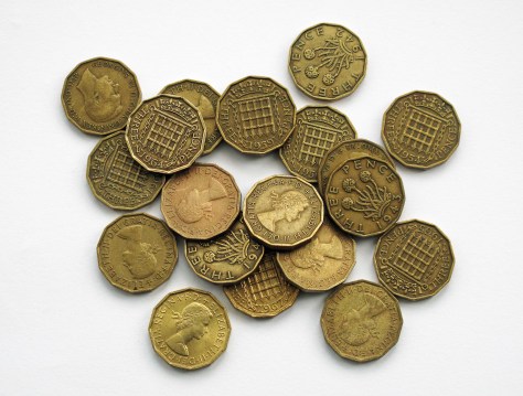 Threepenny coins
